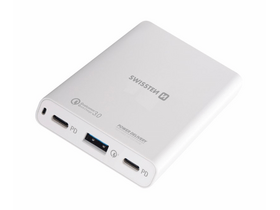 Swissten univerzalni punjač, 60 W, 2X Power Delivery 3.0 port & 1X Qualcomm QuickCharge 3.0 USB port PPS (22013345) Swissten univerzalni punjač, 60 W, 2X Power Delivery 3.0 port & 1X Qualcomm QuickCharge 3.0 USB port PPS (22013345)
