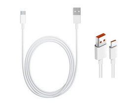 Xiaomi Mi USB-C kábel, 120W, 6A, 1m, fehér (BHR6032GL) Xiaomi Mi USB-C kábel, 120W, 6A, 1m, fehér (BHR6032GL)