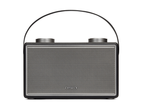 Aiwa Vintage otthoni bluetooth hangszóró FM rádióval, fekete (BSTU-800BK)