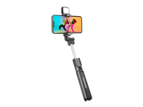 SBS Selfie Tripod LED világítás fekete