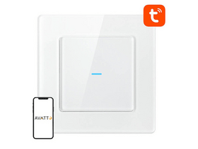 Avatto N-TS10-W1 Érintőkapcsoló Single, WiFi, TUYA, fehér