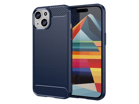 Gigapack Apple iPhone 15 Plus Szilikon telefonvédő tok, sötétkék (GP-144945)