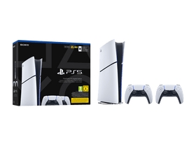 Sony PlayStation 5 (PS5) Slim Digital Edition Játékkonzol (825 GB) + DualSense Wireless Controller Sony PlayStation 5 (PS5) Slim Digital Edition Játékkonzol (825 GB) + DualSense Wireless Controller