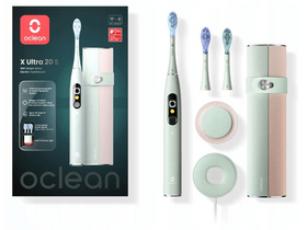 Oclean X Ultra 20S set soničnih četkica za zube, zelene boje Oclean X Ultra 20S set soničnih četkica za zube, zelene boje