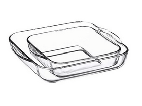 Borcam Jénai hőálló szögletes sütőtál, 2 részes (159028) Borcam Jénai hőálló szögletes sütőtál, 2 részes (159028)
