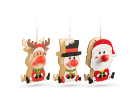 LED-es karácsonyfadísz - fa, akasztható - elemes - 3 féle, 1 db (58660) LED-es karácsonyfadísz - fa, akasztható - elemes - 3 féle, 1 db (58660)