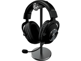 Logitech G Pro X Gamer fejhallgató + állvány, fekete (991-000358)