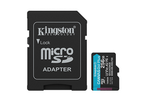 Kingston Canvas Go Plus microSD kártya, 256 GB (SDCG4/256GB) Kingston Canvas Go Plus microSD kártya, 256 GB (SDCG4/256GB)