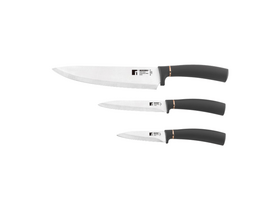 Bergner BG-39862-CP Rozsdamentes acél kés szett, 3 részes