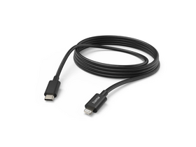 Hama Lightning - USB Type-C Adatkábel, 3 m, fekete (201599)