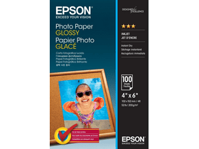 Epson Fényes fotópapír, 10x15 cm, 100 lap (C13S042548) Epson Fényes fotópapír, 10x15 cm, 100 lap (C13S042548)