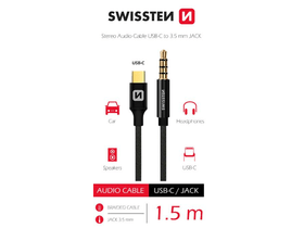 Swissten audio adapter Type-C3,5mmJack