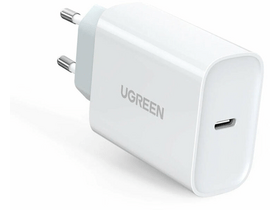 Ugreen CD127 Hálózati töltő USB-C 30W, fehér