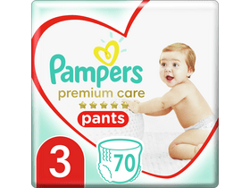 Pampers Premium Care Pants bugyipelenka, 3-as méret, 6-11 kg, 70 db Pampers Premium Care Pants bugyipelenka, 3-as méret, 6-11 kg, 70 db