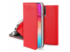 Gigapack Realme C67 4G Bőr hatású flip tok, piros (GP-155556)