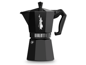 Bialetti Moka Exclusive kotyogós kávéfőző, 6 adag, fekete (9066) Bialetti Moka Exclusive kotyogós kávéfőző, 6 adag, fekete (9066)