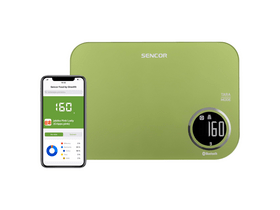 Sencor SKS 7070GG Smart konyhai mérleg, zöld Sencor SKS 7070GG Smart konyhai mérleg, zöld