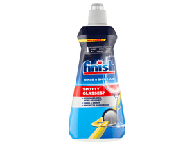 Finish Rinse & Shine Aid Gépi öblítő, citrom, 400 ml