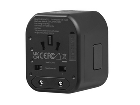 Volkano INTERNATIONAL SERIES Univerzális utazó töltőadapter (VK8016BK) Volkano INTERNATIONAL SERIES Univerzális utazó töltőadapter (VK8016BK)