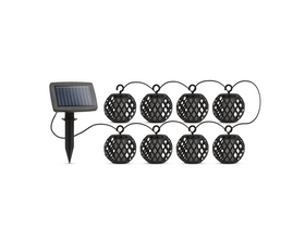 Garden of Eden 11741 Felakasztható szolár fényfüzér, lánghatással, 8 gömb, 140 cm Garden of Eden 11741 Felakasztható szolár fényfüzér, lánghatással, 8 gömb, 140 cm