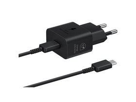 Samsung 25 W Hálózati töltőfej + USB-C kábel (EP-T2510XBEGEU) Samsung 25 W Hálózati töltőfej + USB-C kábel (EP-T2510XBEGEU)