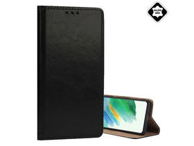 Gigapack Samsung Galaxy S25 Edge Bőr flip tok, fekete (GP-174362)