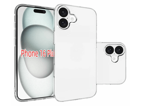 iPhone 16 Plus TPU szilikon, Átlátszó