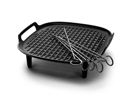 Philips HD9959/00 Dodatak za fritezu, set za roštilj XXL Philips HD9959/00 Dodatak za fritezu, set za roštilj XXL