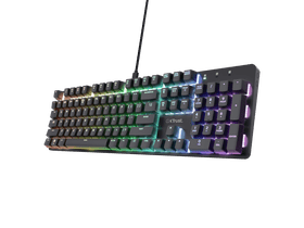 Trust GXT 871 Zora Mechanikus gaming billentyűzet, fekete (25683) Trust GXT 871 Zora Mechanikus gaming billentyűzet, fekete (25683)