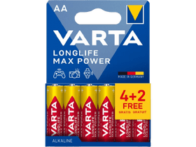 Varta Longlife Max Power AA/LR6 elem, 6 db (4706101736) Varta Longlife Max Power AA/LR6 elem, 6 db (4706101736)