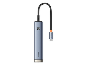 Baseus UltraJoy 5-Port HUB AIR dokkoló állomás, szürke (B0005280181103)