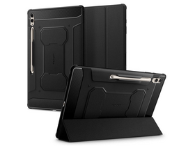 Spigen ACS06538 Samsung Tab S10 Ultra flip tok, fekete
