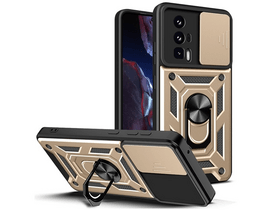 Gigapack Poco F5 Pro Defender szilikon tok, arany