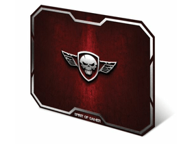 Spirit of Gamer Winged Skull egérpad, piros (SOG-PAD01MR)