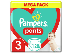 Pampers Pants Nadrágpelenka, Mega Pack, 3-as méret, 6-11 kg, 128 db Pampers Pants Nadrágpelenka, Mega Pack, 3-as méret, 6-11 kg, 128 db