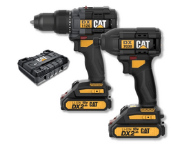 CAT DXK201 Power+ 18V 2in1 Akkus ütvefúró + ütvecsavarozó szett CAT DXK201 Power+ 18V 2in1 Akkus ütvefúró + ütvecsavarozó szett