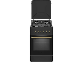 MPM MPM-56-KRM-13 Kombinált tűzhely, fekete MPM MPM-56-KRM-13 Kombinált tűzhely, fekete