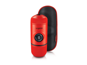 Wacaco Nanopresso hordozható kávéfőző őrölt kávéhoz, Láva vörös + kemény védőtok Wacaco Nanopresso hordozható kávéfőző őrölt kávéhoz, Láva vörös + kemény védőtok