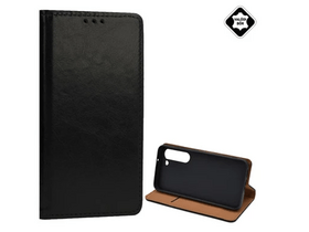 Gigapack Samsung S23 Bőr flip tok, fekete (GP-134970) Gigapack Samsung S23 Bőr flip tok, fekete (GP-134970)