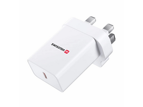 Swissten 22045400 UK (angol) hálózati töltőadapter, 1xUSB-C Swissten 22045400 UK (angol) hálózati töltőadapter, 1xUSB-C