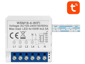 Avatto WSM16-W4 TUYA intelligens Wi-Fi fali kapcsoló