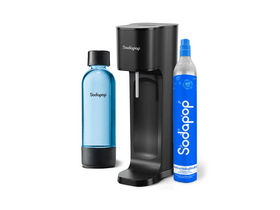 Sodapop Joy Eco Szódakészítő gép + 1db patron + 1 db 850 ml műanyag palack Sodapop Joy Eco Szódakészítő gép + 1db patron + 1 db 850 ml műanyag palack