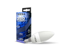 Inesa 60624 LED E14 Izzó, Gyertya forma Inesa 60624 LED E14 Izzó, Gyertya forma