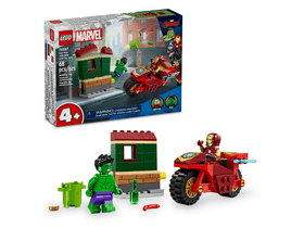 LEGO 76287 Vasember motorral és Hulk