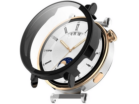 Gigapack Huawei Watch GT 4 41mm műanyag keret + kijelzővédő, fekete (GP-158359) Gigapack Huawei Watch GT 4 41mm műanyag keret + kijelzővédő, fekete (GP-158359)