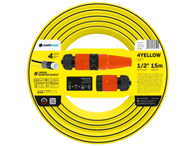 Cellfast Yellow Set 4 rétegű locsolótömlő 1/2 Cellfast Yellow Set 4 rétegű locsolótömlő 1/2