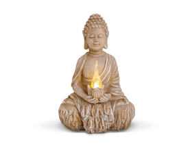 Garden of Eden 11269 Szolár Buddha gyertyával, melegfehér LED Garden of Eden 11269 Szolár Buddha gyertyával, melegfehér LED