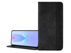 Gigapack Realme GT 6T 5G Bőr hatású flip tok, fekete (GP-159697) Gigapack Realme GT 6T 5G Bőr hatású flip tok, fekete (GP-159697)