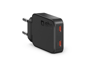 SBS UltraSlim 65W töltő, 2xUSB-C (TETRGAN2C65SLIM)