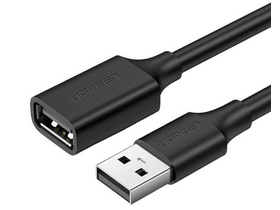 Ugreen USB-A hosszabbító kábel 2m, fekete (10316)